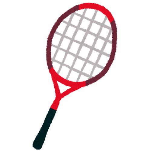 羽毛球拍 网球拍 网球 羽毛球 网球场 卡通 插画 免扣 素材 手绘 png27 插画 运动 比赛 健身